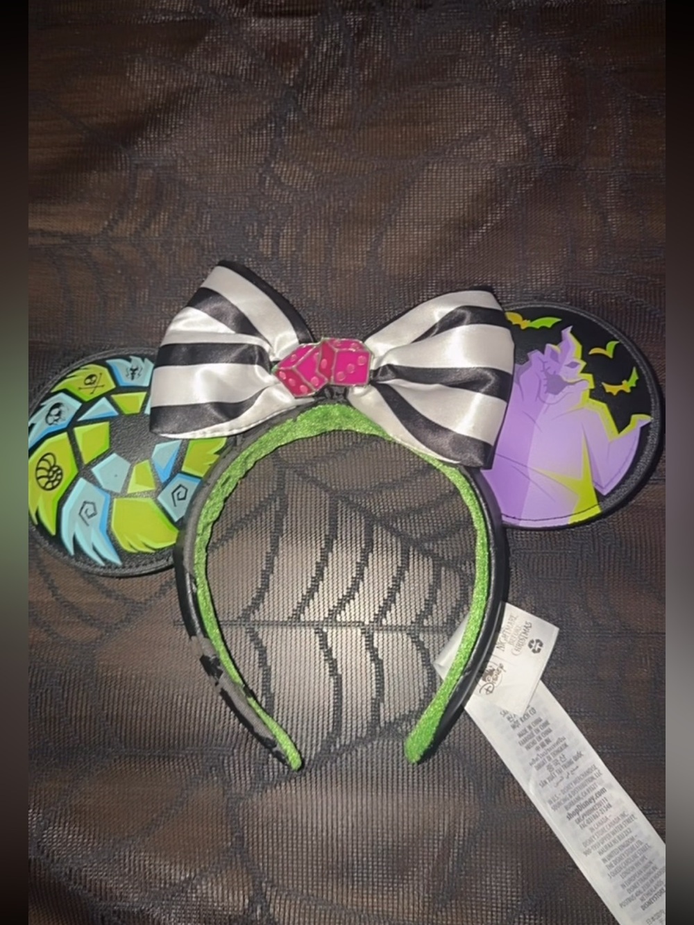 Disney Parks Oogie Boogie Glow-in-the-Dark Ear Headband